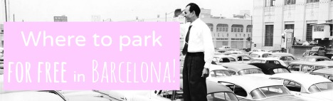 In Barcelona kostenlos parken